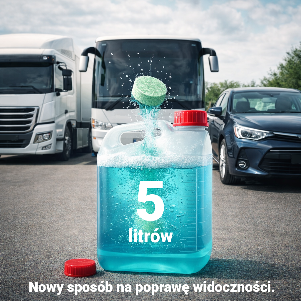 EcoTabs – pakiet 20 tabletek do spryskiwacza z pojemnikiem gratis